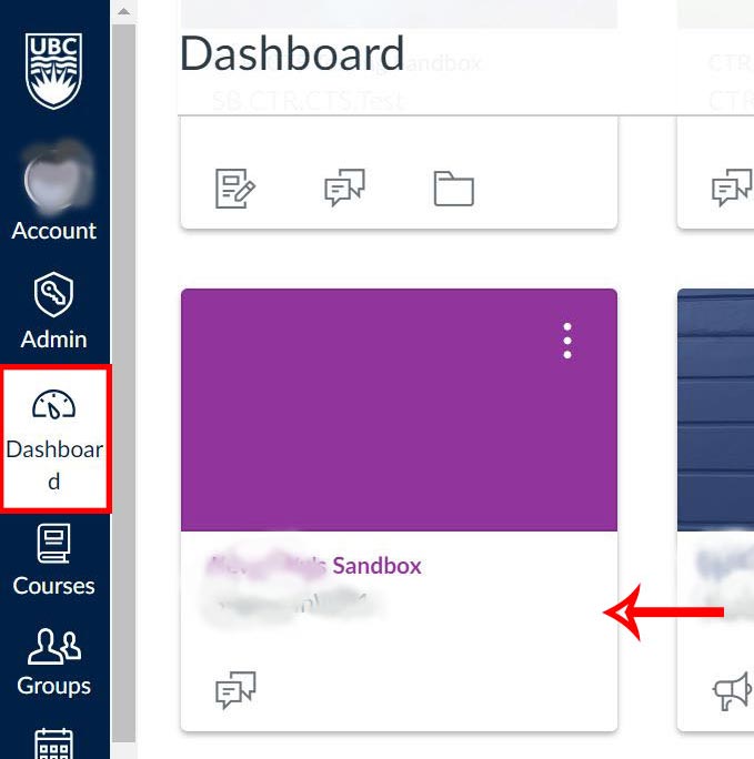 Canvas Instructor Dashboard View